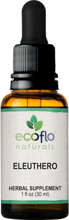 Eleuthero, 1 Fl Oz (30 mL) Liquid , BOGO Mix and Match BOGO Sale Brand_Ecoflo Naturals Form_Liquid Size_1 Fl Oz