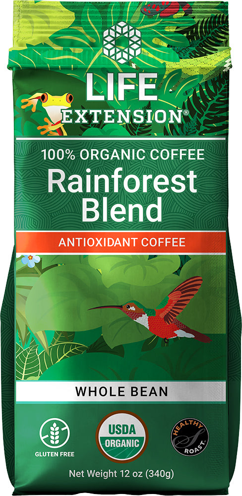 Rainforest Blend Whole Bean Coffee, 12 Oz Coffee ,