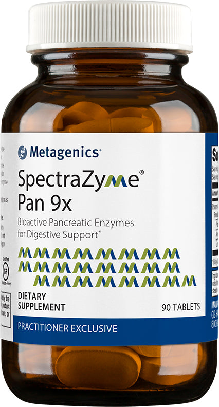 SpectraZyme® Pan 9x, 90 Tablets , Emersons Form_Tablets tabs
