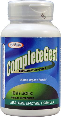 CompleteGest, 180 Vegetarian Capsules , Brand_Enzymatic Therapy Form_Vegetarian Capsules Size_180 Caps