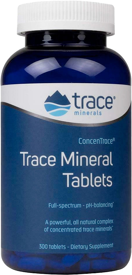 ConcenTrace Trace Mineral Tablets, 300 Tablets , Brand_Trace Minerals Form_Tablets Size_300 Tabs