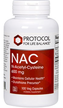NAC 600 mg, 100 caps ,