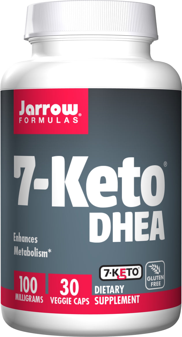 7-Keto® DHEA, 100 mg, 30 Veggie Caps , 7-Keto Brand_Jarrow Formulas Potency_100 mg Size_30 Caps