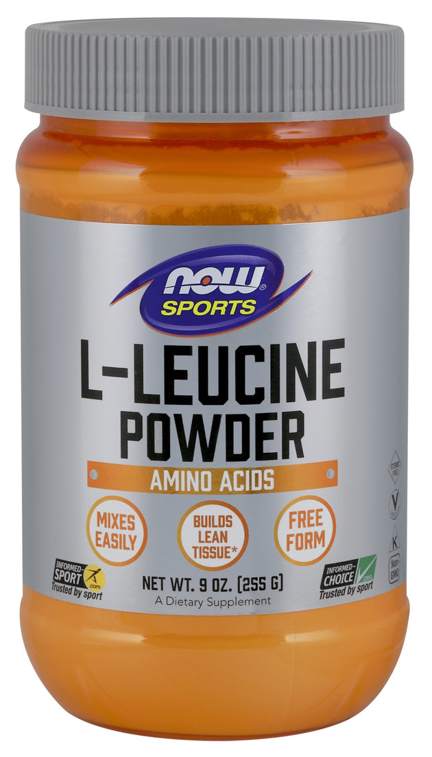 L-Leucine Powder, 9 oz. , Brand_NOW Foods Form_Powder Size_9 Oz