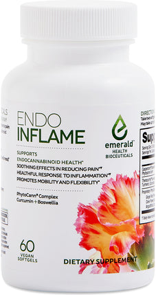 Endo Inflame, 60 Vegetarian Softgels , Brand_Emerald Health Form_Vegetarian Softgels Size_60 Softgels