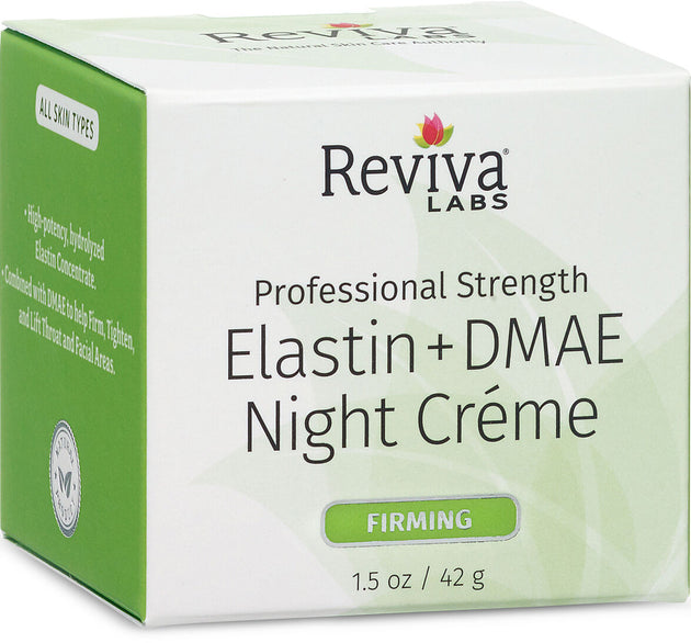 Elastin + DMAE Night Créme, 1.5 Oz (42 g) Cream , Brand_Reviva Form_Cream Size_1.5 Oz
