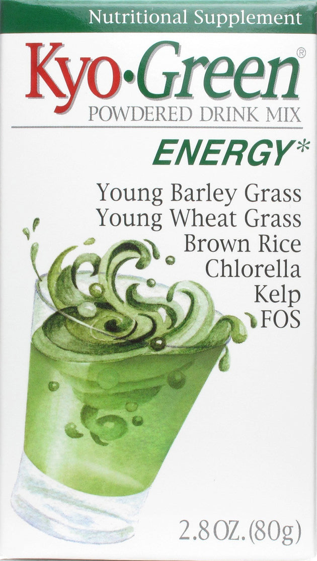 Kyo-Green® Energy Powdered Drink Mix, 2.8 Oz (80 g) Powder , Brand_Kyolic Form_Powder Size_2.8 Oz