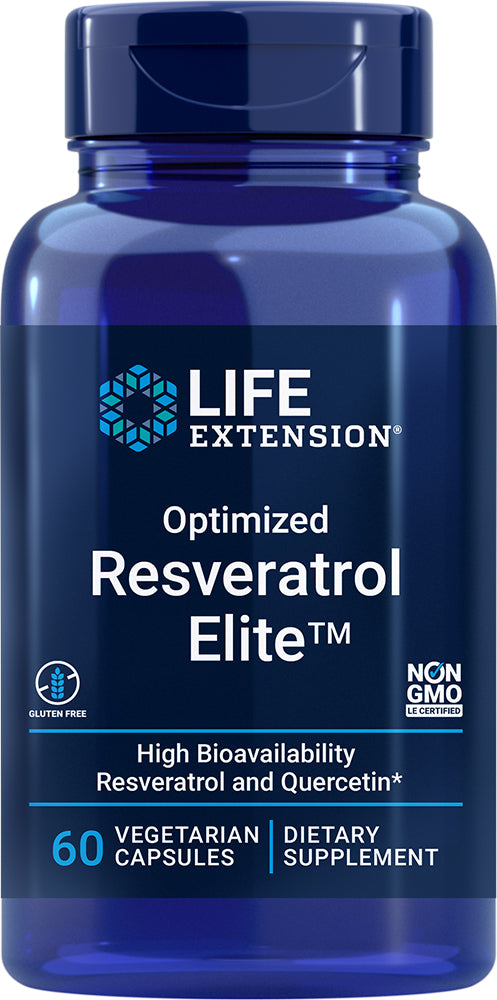 Optimized Resveratrol, 60 Vegetarian Capsules , Brand_Life Extension Form_Vegetarian Capsules Size_60 Caps