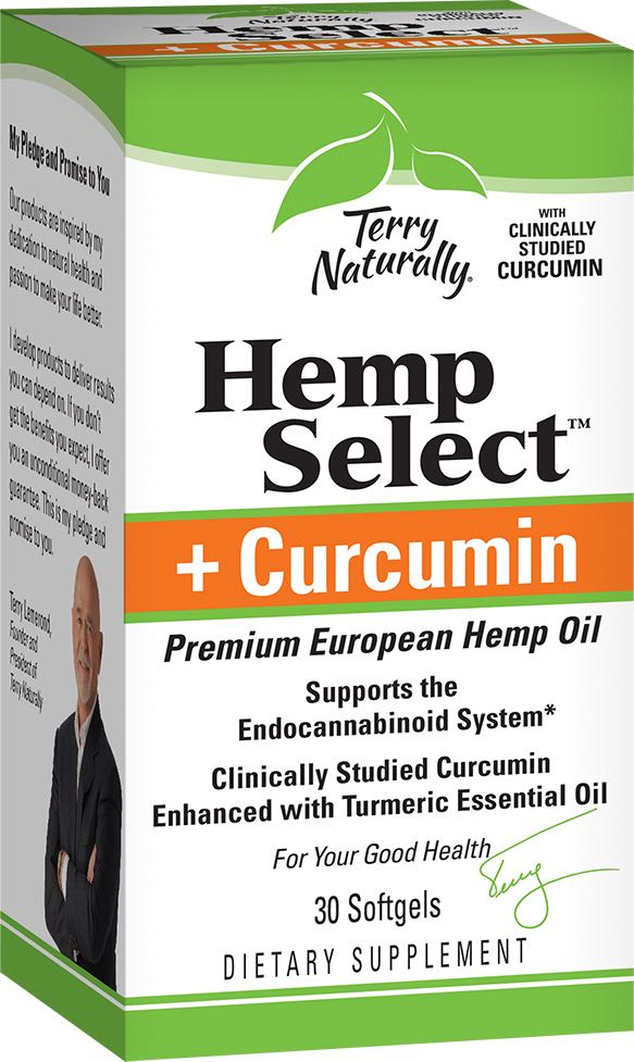 Terry Naturally Hemp Oil plus Curcumin, 30 Softgels , Brand_Europharma Form_Softgels Size_30 Softgels
