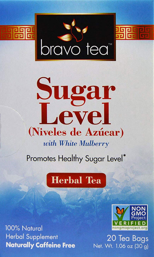 Sugar Level Herbal Tea, 20 Tea Bags , Brand_Bravo Tea Form_Tea Bags Size_20 Count