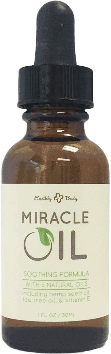 Miracle Oil Soothing Formula with Natural Oil, 1 Fl Oz (30 mL) Liquid , Brand_Earthly Body Form_Liquid Size_1 Fl Oz