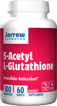 S-Acetyl L-Glutathione, 100 mg, 60 Tablets , Brand_Jarrow Formulas Potency_100 mg Size_60 Tabs