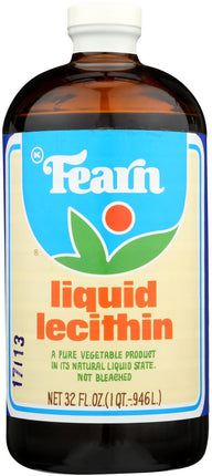 Fearn Liquid Lecithin, 32 Fl Oz (946 mL) Liquid , Brand_Fearns Soya Food Form_Liquid Size_32 Fl Oz