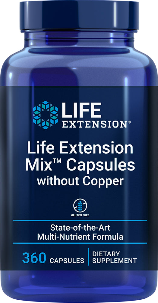 Life Extension Mix™ Capsules without Copper, 360 Capsules ,