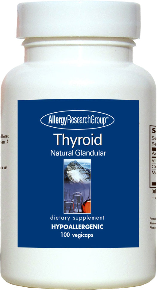 Thyroid, 100 Vegetarian Capsules , Brand_Allergy Research Group