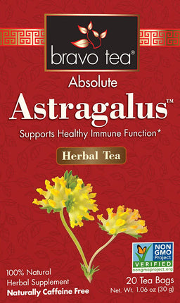 Astragalus Herbal Tea, 20 Tea Bags , Brand_Bravo Tea Form_Tea Bags Size_20 Count