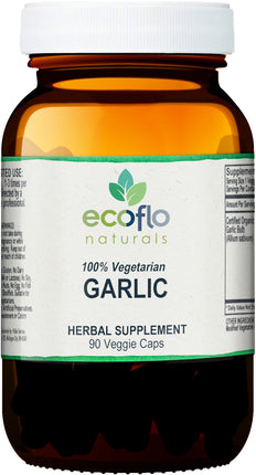 Garlic, 90 Capsules , Brand_Ecoflo Naturals Ecoflo Immune Product Form_Capsules Size_90 Caps