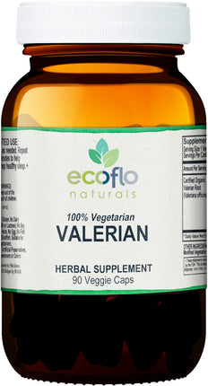 Valerian, 90 Capsules , BOGO Mix and Match BOGO Sale Brand_Ecoflo Naturals Form_Capsules Size_90 Caps