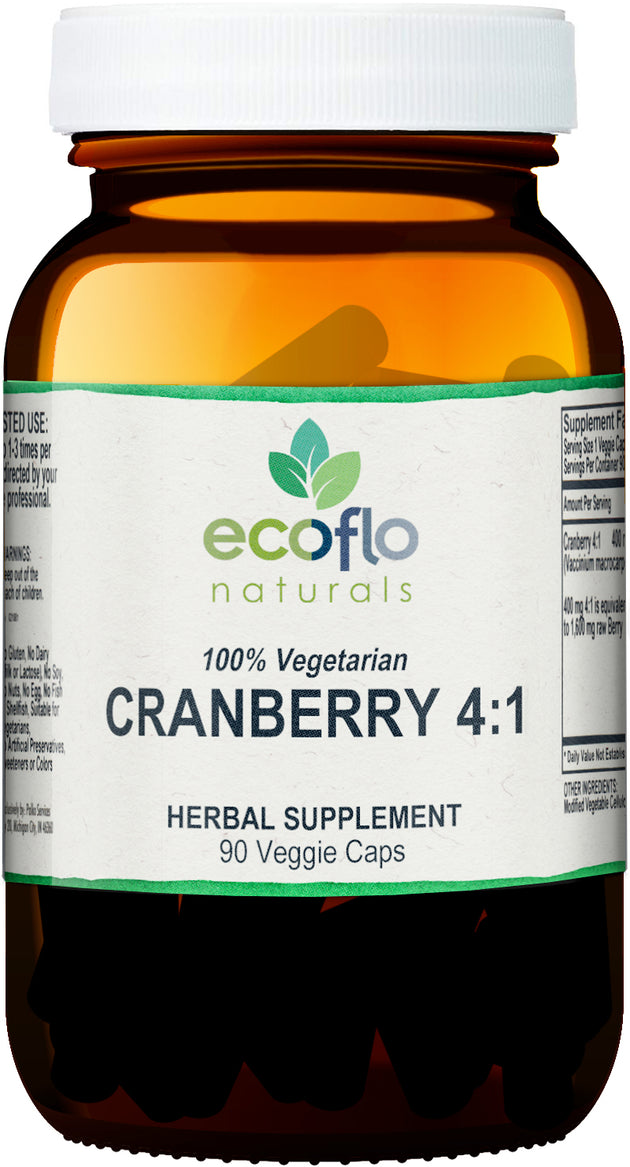 Cranberry, 90 Capsules , BOGO Mix and Match BOGO Sale Brand_Ecoflo Naturals Form_Capsules Size_90 Caps