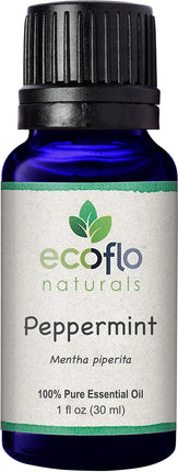 Peppermint (Essential Oil), 1 Fl Oz (30 mL) Liquid , Brand_Ecoflo Naturals Form_Liquid Size_1 Fl Oz