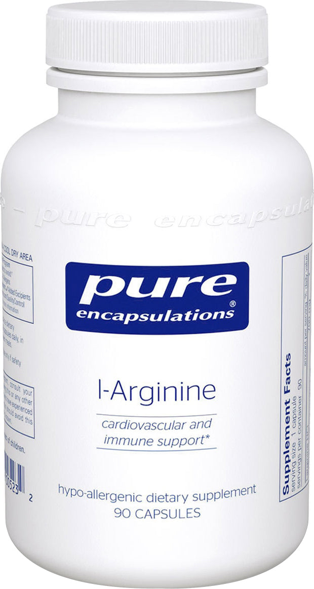 l-Arginine, 90 Capsules , Brand_Pure Encapsulations caps Form_Capsules Not Emersons Size_90 Caps