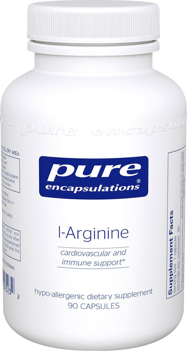 l-Arginine, 90 Capsules , Brand_Pure Encapsulations Form_Capsules Not Emersons Size_90 Caps
