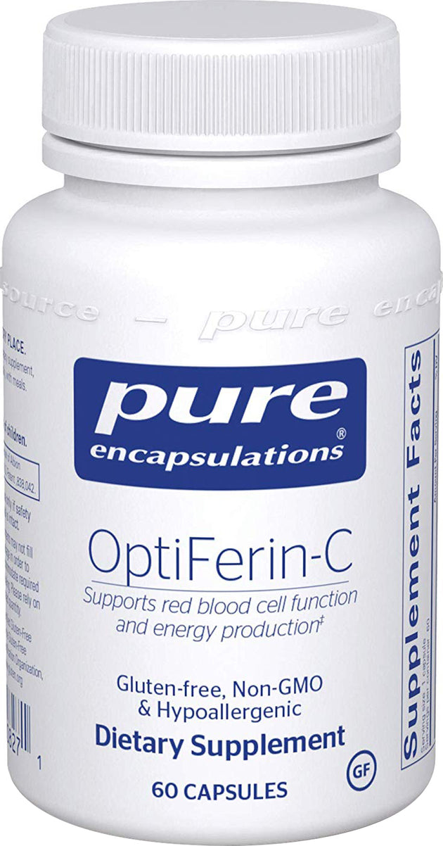 OptiFerin-C, 60 Capsules , Brand_Pure Encapsulations Form_Capsules Not Emersons Size_60 Caps