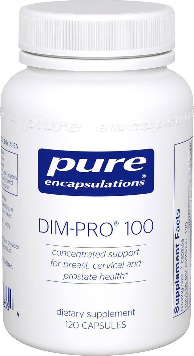 DIM-PRO® 100, 120 Capsules , Brand_Pure Encapsulations Form_Capsules Not Emersons Size_120 Caps