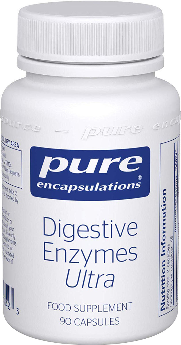 Digestive Enzymes Ultra, 90 Capsules , Brand_Pure Encapsulations Form_Capsules Not Emersons Size_90 Caps