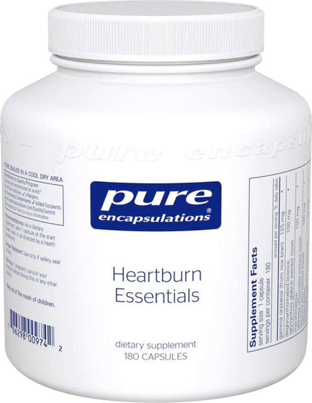 Heartburn Essentials‡, 180 Capsules , Brand_Pure Encapsulations Form_Capsules Not Emersons Size_180 Caps