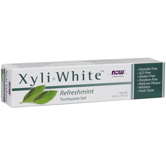 XyliWhite Refreshmint Toothpaste Gel, 6.4 oz. , Brand_NOW Foods Form_Toothpaste Gel Size_6.4 Oz