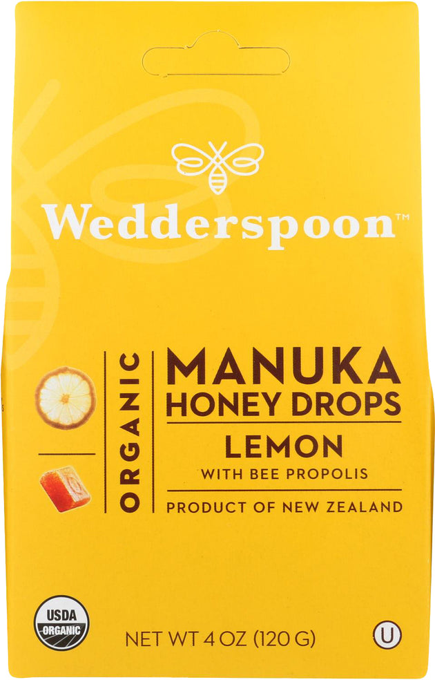Manuka Honey Drops, Lemon Flavor, 4 Oz (120 g)