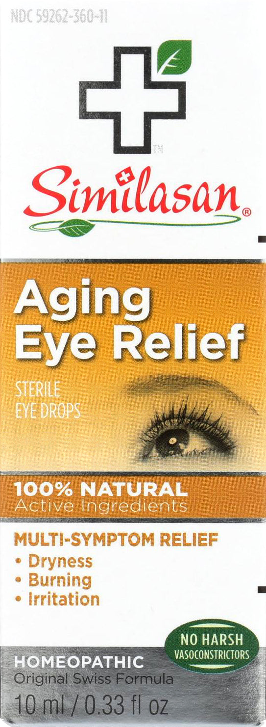 Aging Eye Relief Sterile Eye Drops, 0.33 Fl Oz (10 mL) Liquid , Brand_Similasan Form_Liquid Size_1 Oz