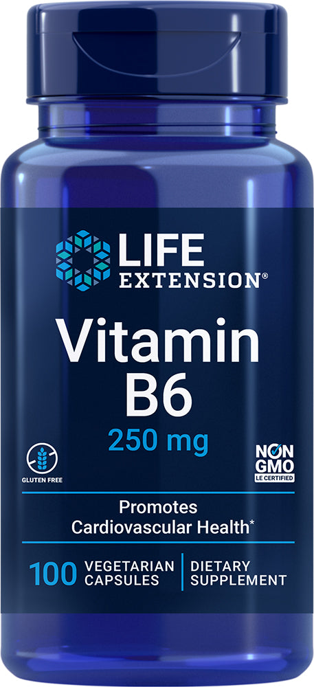 Vitamin B6, 100 Vegetarian Capsules ,