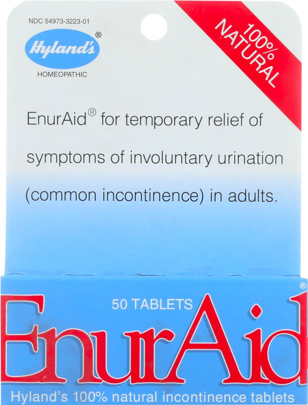 EnurAid, 50 Tablets , Brand_Hyland's Homeopathic Form_Tablets Size_50 Tabs