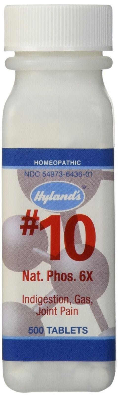 #10 Natrum Phosphoricum, 500 Tablets , Brand_Hyland's Homeopathic Form_Tablets Size_500 Tabs