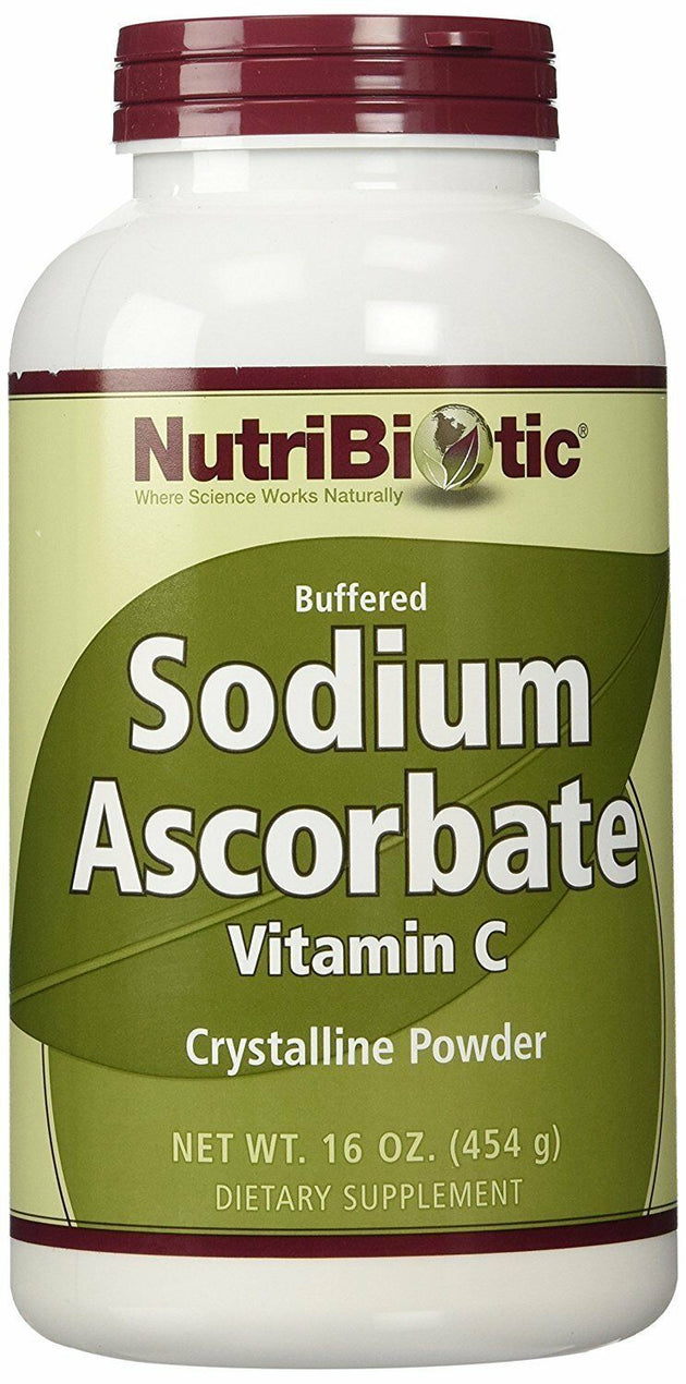 Buffered Sodium Ascorbate Vitamin C Crystalline Powder, 16 Oz (454 g) Powder , Brand_Nutribiotic Form_Powder Size_16 Oz