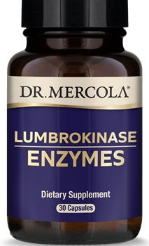 Lumbrokinase enzymes, 40mg, 30 caps ,
