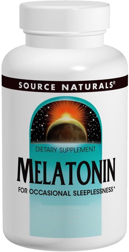 Melatonin 2.5 mg Sublingual Peppermint, 120 Tablets , Brand_Source Naturals Form_Tablets Potency_2.5 mg Size_120 Tabs