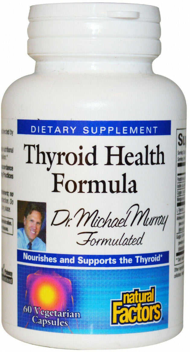 Thyroid Health Formula, 60 Vegetarian Capsules , Brand_Natural Factors Form_Vegetarian Capsules Size_60 Caps