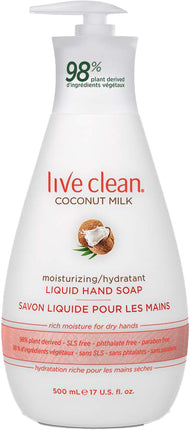 Coconut Milk Liquid Hand Soap, 17 Fl Oz (500 mL) Liquid Soap , 20% Off - Everyday [On]