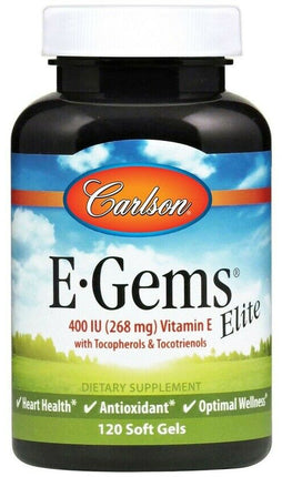 E-Gems Elite Natural Vitamin E, 400 IU, 120 Softgels