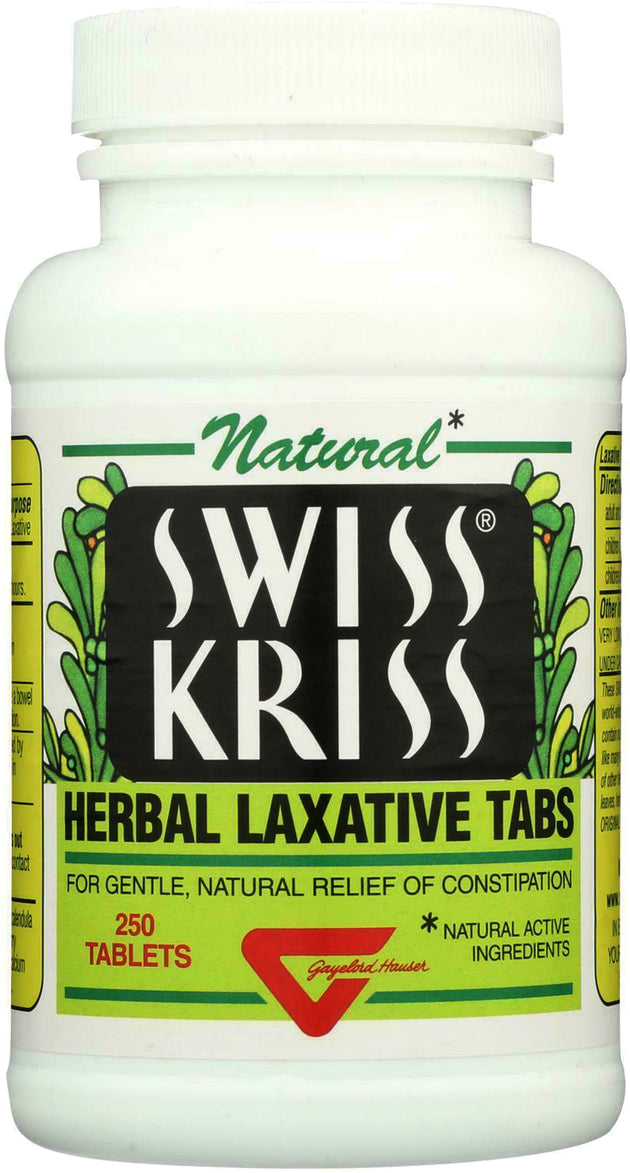 Swiss Kriss® Herbal Laxative Tabs, 250 Tablets , Brand_Modern Products Form_Tablets Size_250 Tabs
