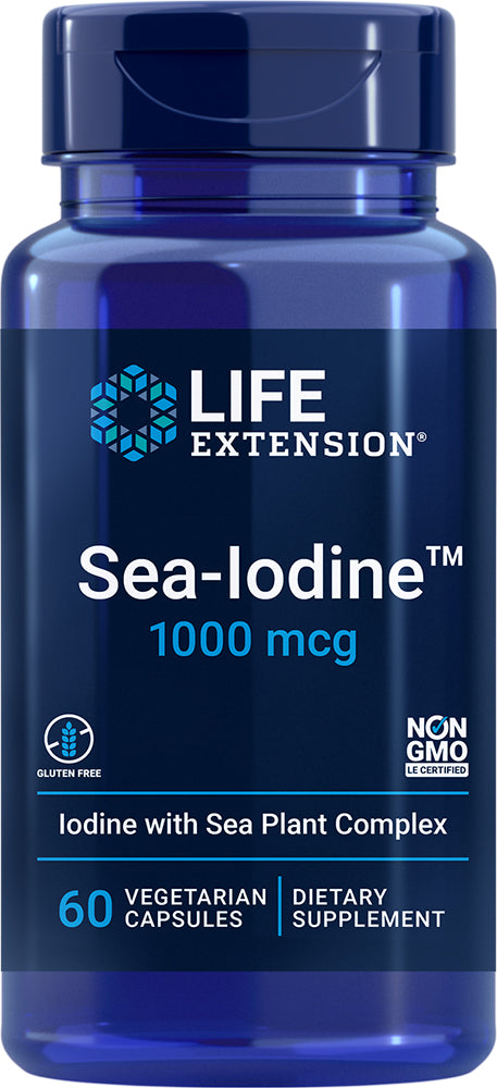 Sea-Iodine™, 1000 mg, 60 Vegetarian Capsules , Brand_Life Extension Potency_1000 mg Size_60 Caps