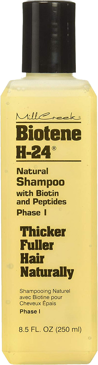 Biotene H-24® Natural Shampoo with Biotin and Peptides, 8.5 Fl Oz (250 g) Gel , Brand_Mill Creek Form_Gel Size_8.5 Fl Oz