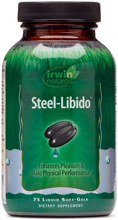 Steel-Libido for Men, 75 Liquid Softgels , Brand_Irwin Naturals Form_Softgels Size_75 Softgels