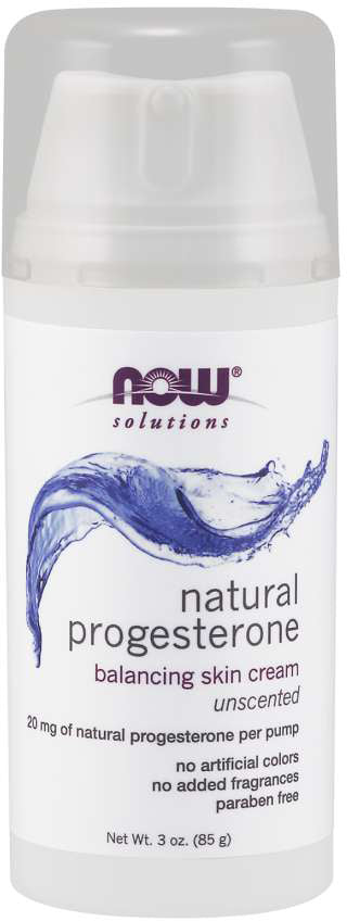 Natural Progesterone Balancing Skin Cream, 3 Oz , Brand_NOW Foods Form_Cream Size_3 Oz