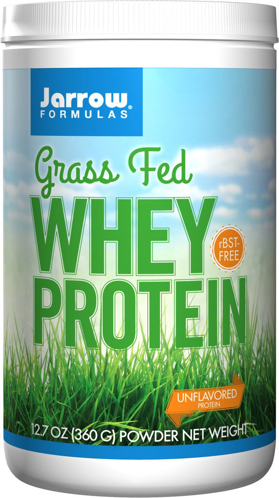 Grass Fed Whey Protein, 12.7 (360 g) Powder , Brand_Jarrow Formulas Form_Powder Size_12.7 Oz