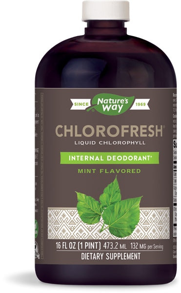 Chlorofresh (Mint Flavor), 16 oz Liquid , Brand_Nature's Way Form_Liquid Size_16 Oz