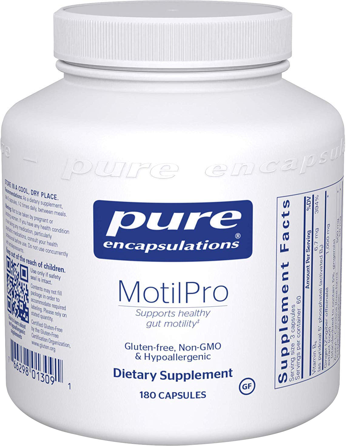 MotilPro, 180 Capsules , Brand_Pure Encapsulations caps Form_Capsules Not Emersons Size_180 Caps